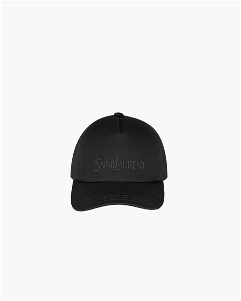 gorra ysl|Gorra Saint Laurent de gabardina .